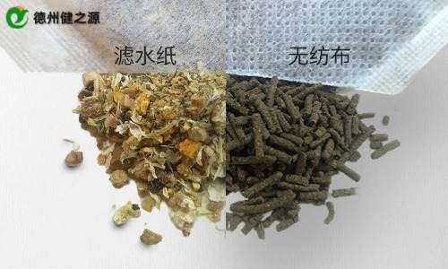 两种形式的代用茶茶包